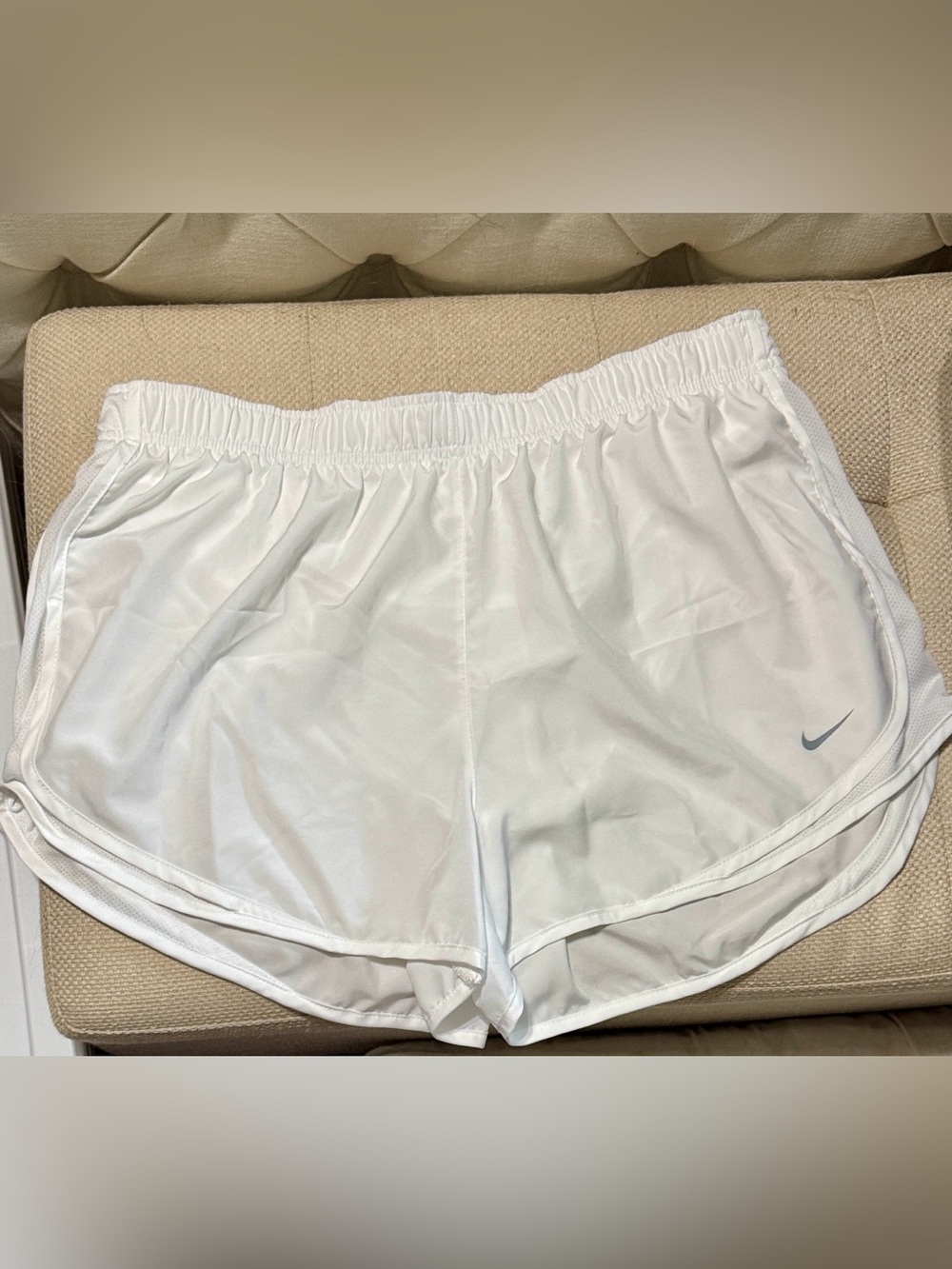 Nike White Women’s Running Athletic Shorts